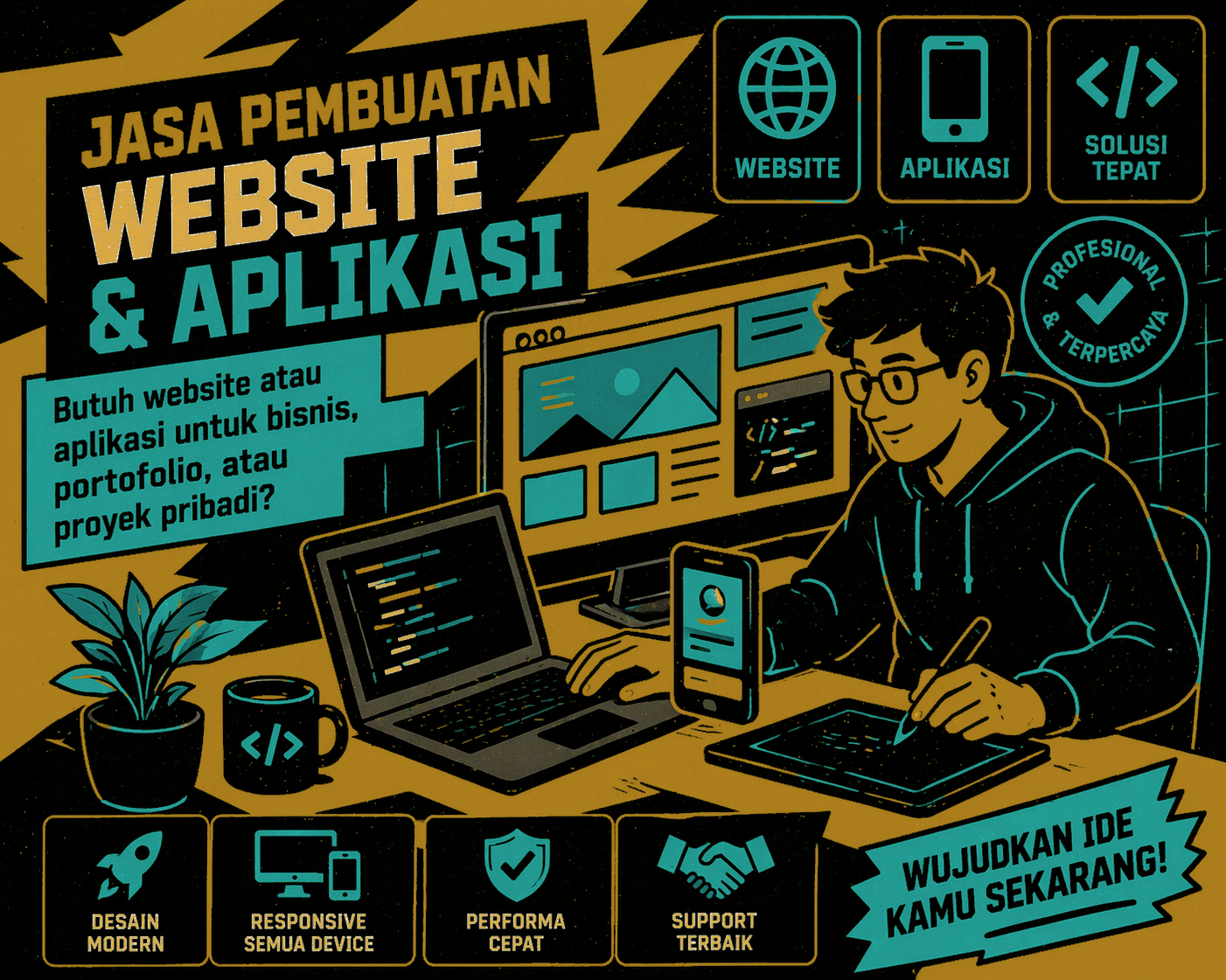 Jasa website dan aplikasi
